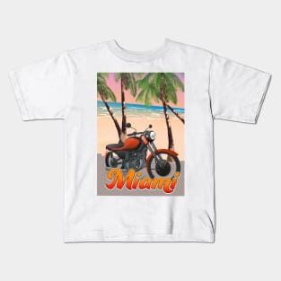 Miami motorbike Kids T-Shirt